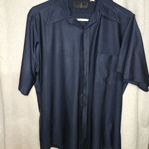 Van Heusen Dark Blue Dress Shirt